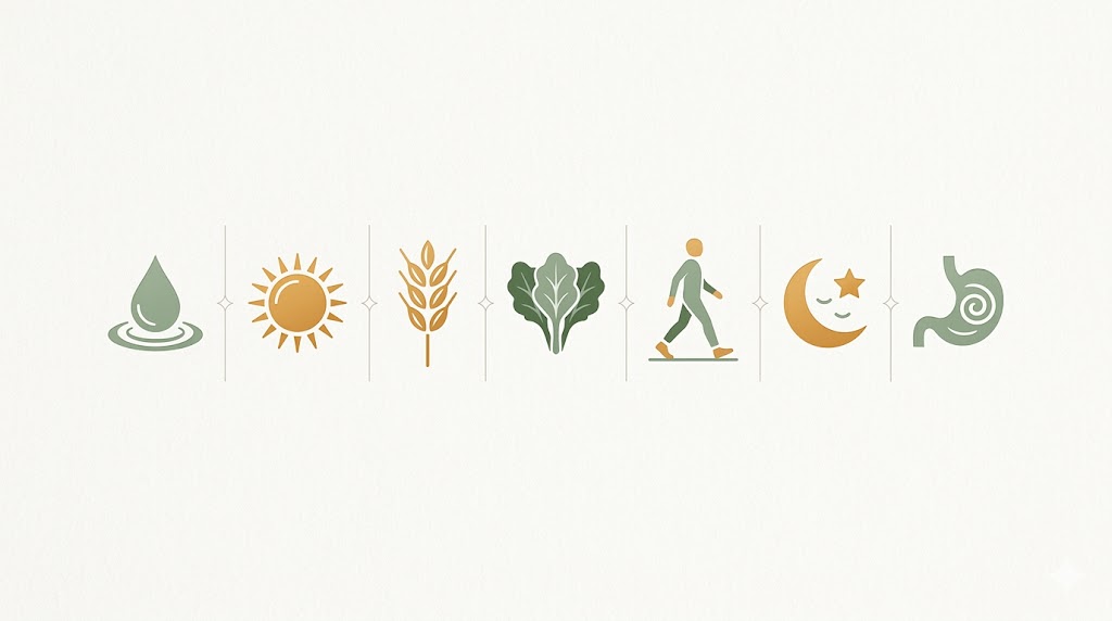 7 daily steps to take to improve flow and digestion